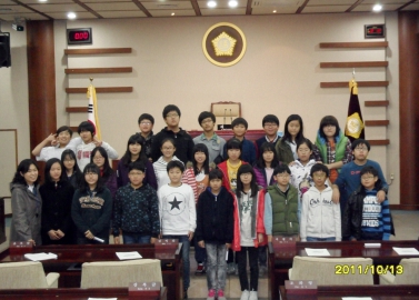 광성초등학교 학생 의회 방문