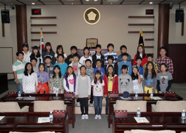 충현초등학교 학생 의회 방문