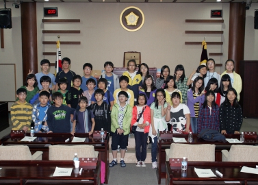 구름산초등학교 학생 의회방문