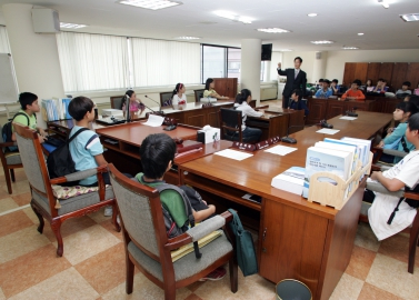 도덕초등학교 학생 의회 방문