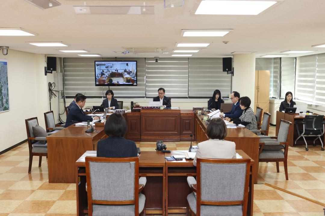 제293회 광명시의회 임시회 제1차 복지문화건설위원회