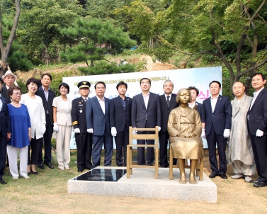 광명 평화의 소녀상 제막식