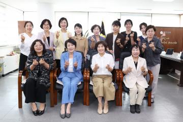 광명시 여성단체협의회 광명시의회 방문
