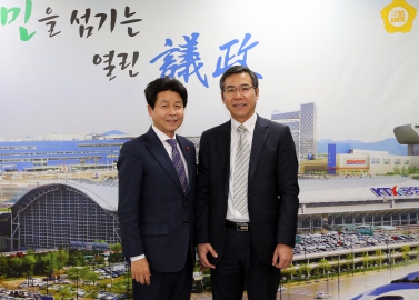 박종태 신임 세무서장 내방