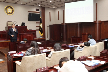 철산중학교 의회 견학