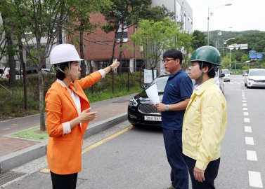 하안동 소하동 노후 가로등 교체