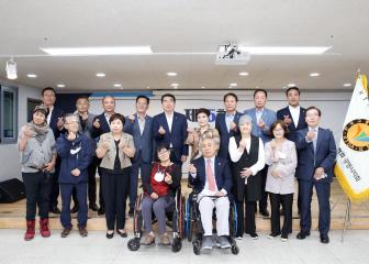 한국교통장애인협회 광명시지회 제15회 교통안전·교통사고 줄이기 결의대회