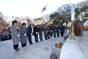 2026년 병오년 새해 현충탑 합동 참배