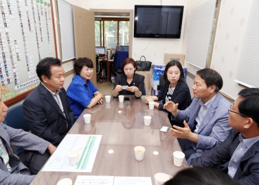  하안3동과 당진시 신평면 자매결연 간담회