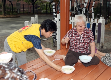 광명1동 적십자봉사회 국수나눔봉사