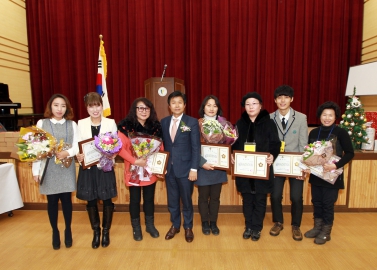 광명 농악보존회. 전수학교(충현고 전통연희반)송년의 밤